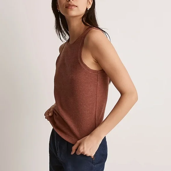 Madewell Ribbed Sleeveless Tank NI101 - Picture 2 of 4
